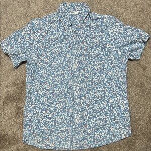 Sonoma Floral Blue Men's Shirt